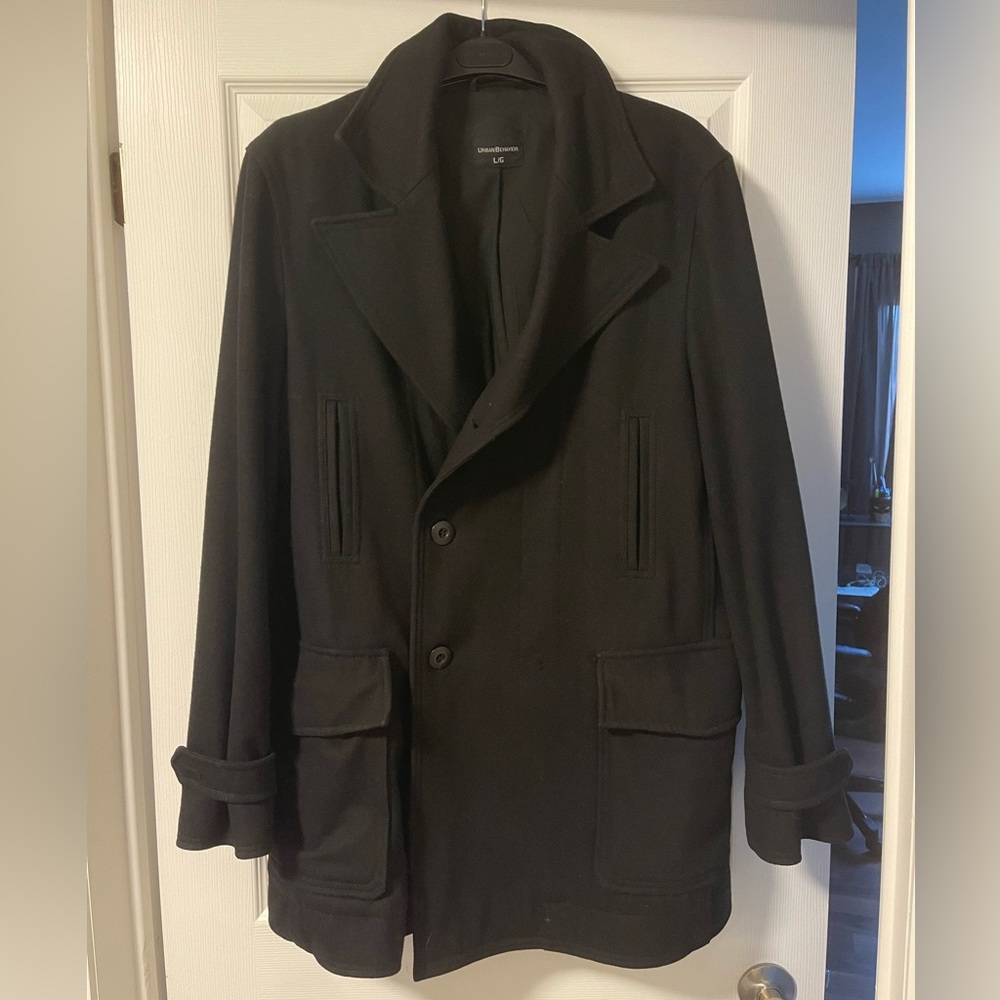Men’s Urban Behavior warm dress coat size US Large